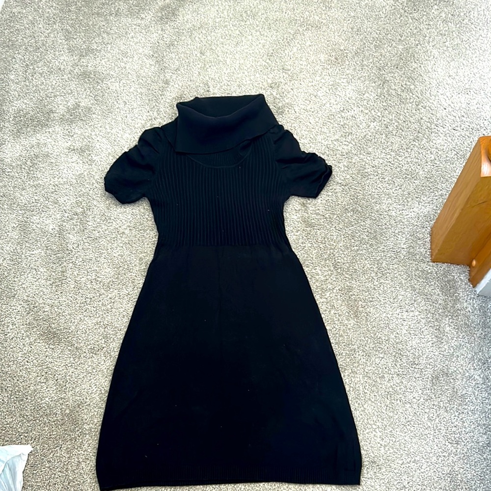 Black sweater dress size small